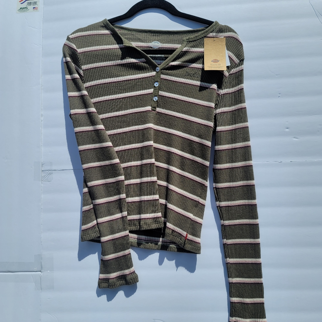 Dickies Long Sleeve Strap Shirt With Buttons Jrs